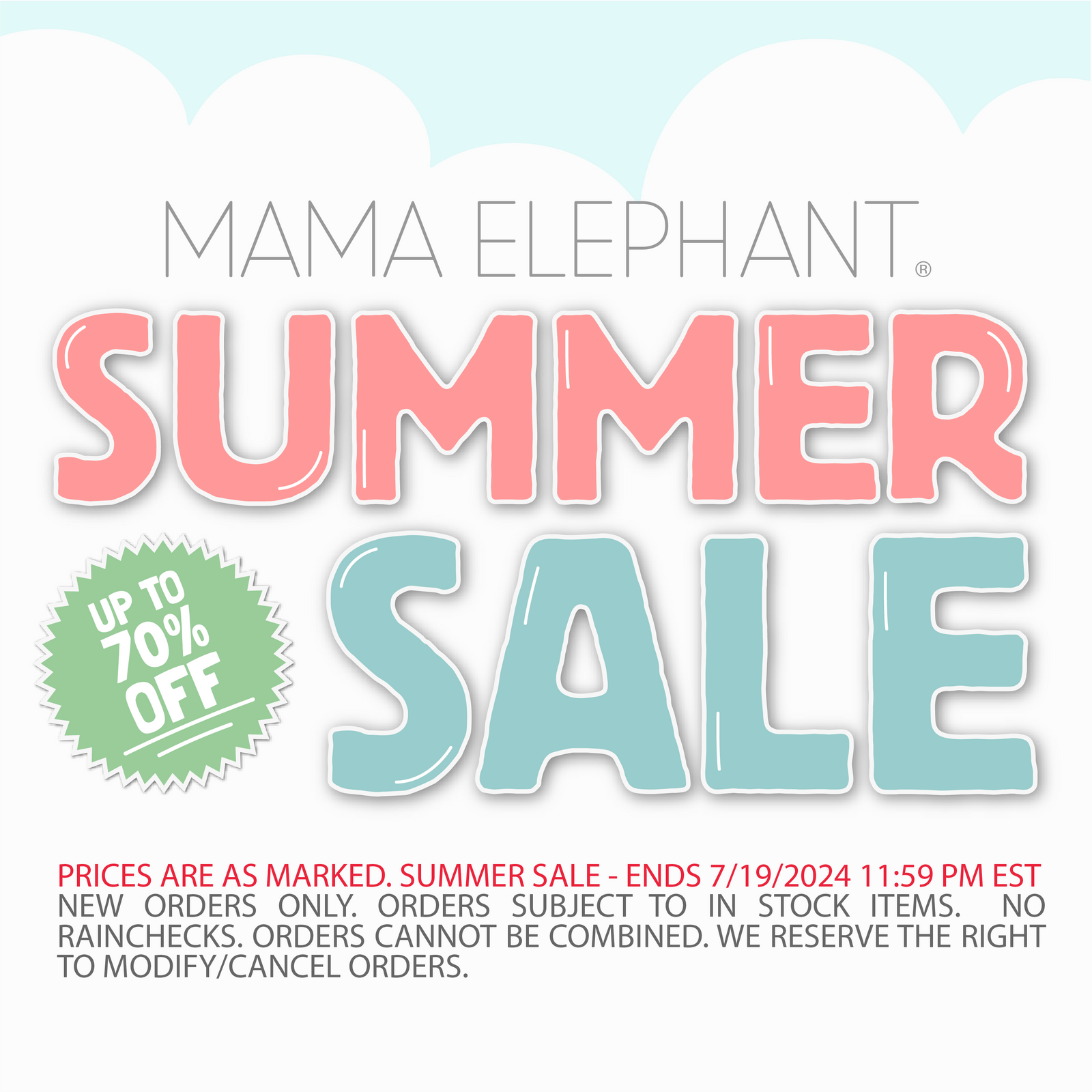 SUMMER SALE