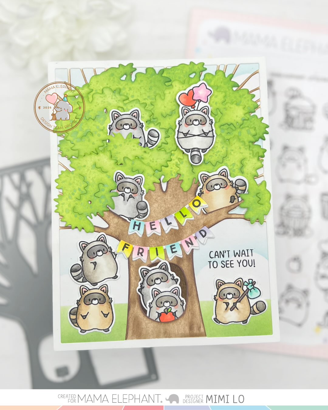 STAMP HIGHLIGHT: Little Raccoon Agenda