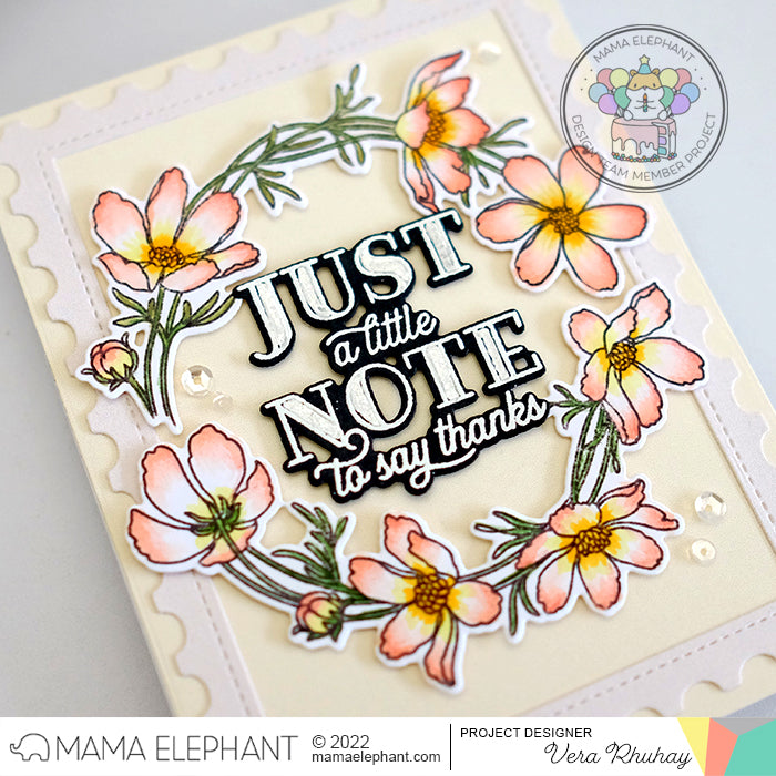 STAMP HIGHLIGHT: Cosmos Wreath