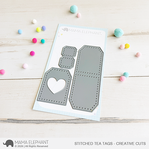 Stitched Tea Tags - Creative Cuts – Mama Elephant