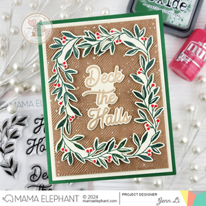 HOLLY AND LEAVES