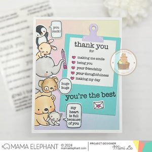 TYPED THANK YOUS