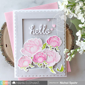 PEONIES IN BLOOM