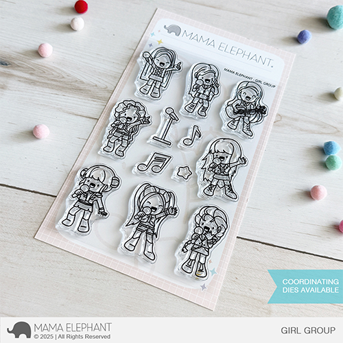 Hampton Art Mama Elephant Clear Stamp & Die Set