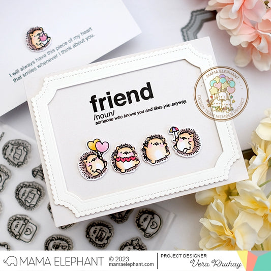 Little Hedgehog Agenda - Creative Cuts