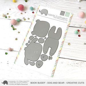 Book Buddy - Bear and Dog - Creative Cuts
