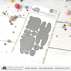 Book Buddy - Bear and Dog - Creative Cuts