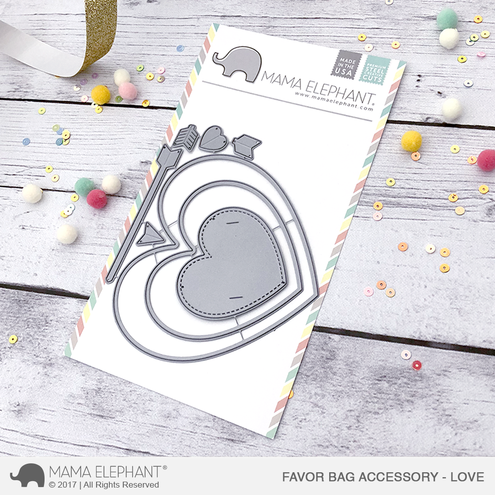 Favor Bag Accessory - Love - Creative Cuts