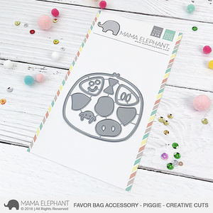 Favor Bag Accessory - Piggie - Creative Cuts