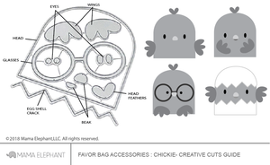 Favor Bag Accessory - Chickie - Creative Cuts