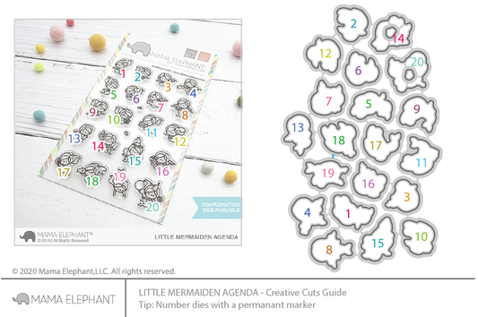 Little Mermaiden Agenda Creative Cuts
