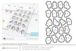 Little Unicorn Agenda - Creative Cuts
