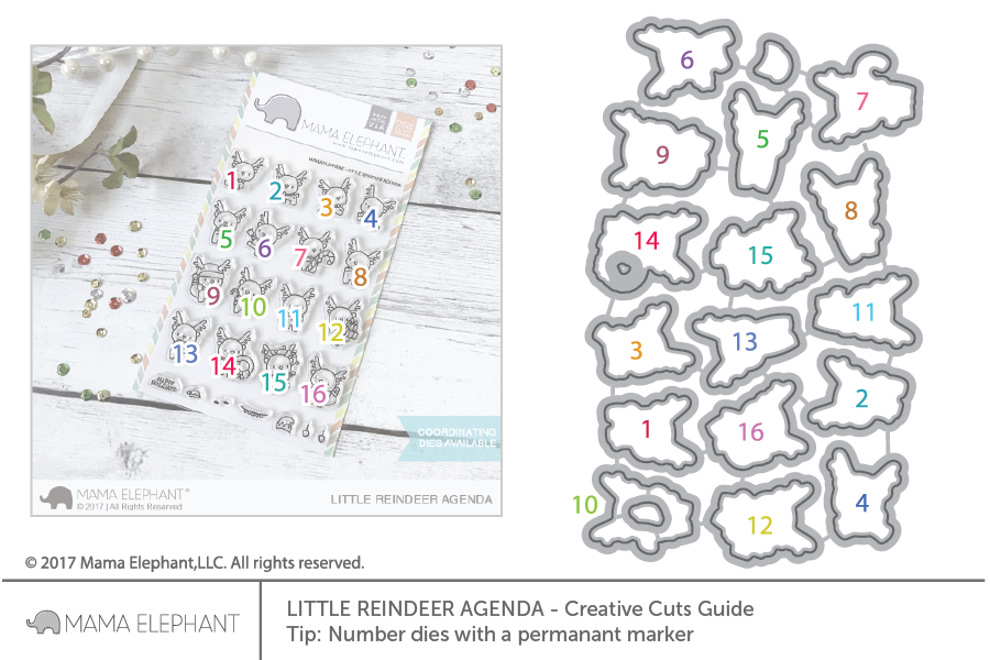 Little Reindeer Agenda - Creative Cuts