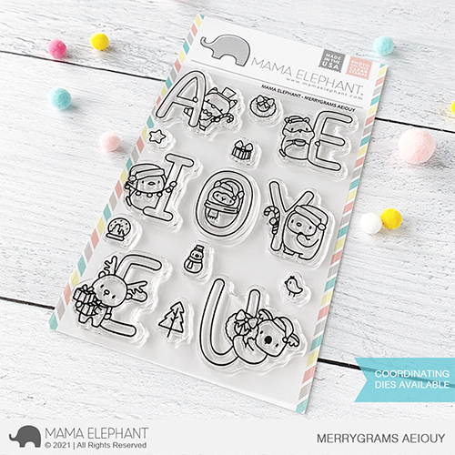 MERRYGRAMS AEIOUY – Mama Elephant