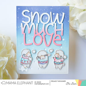 Big Snow Much Love - Creative Cuts