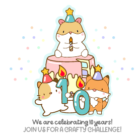 Mama Elephant 10th Year Birthday Crafting Challenge