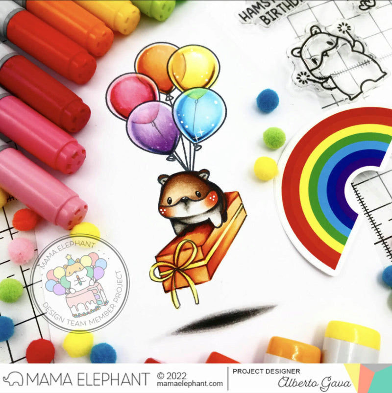 STAMP HIGHLIGHT: Celebration Hamsters