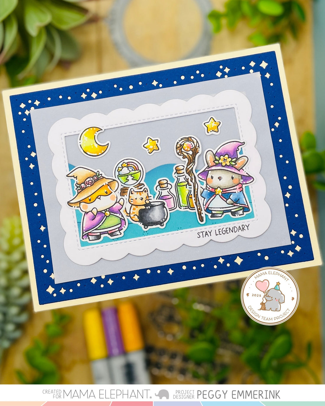 INTRODUCING: Magical Wizards & Spell Abilities & Handmade Labels & Studded Stars