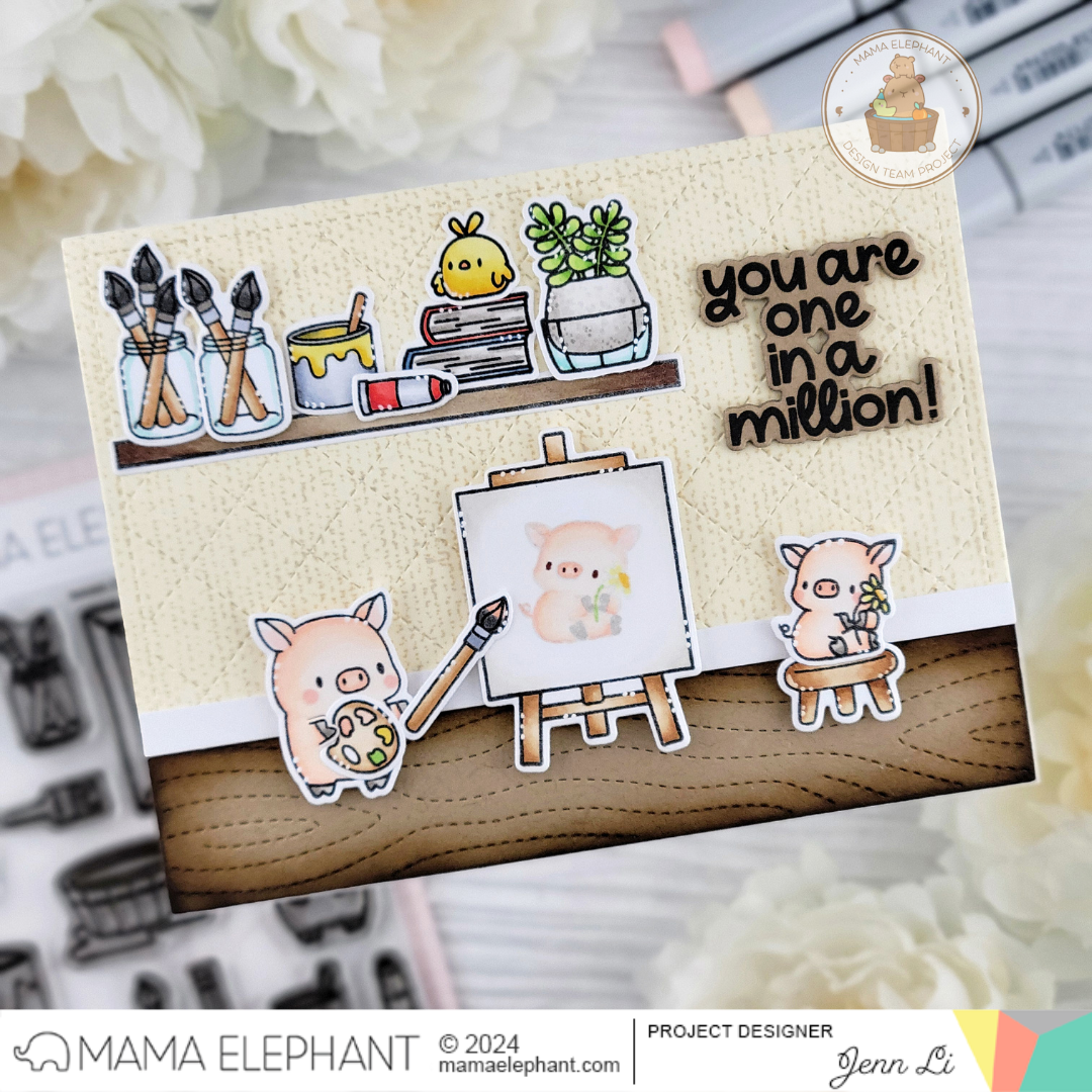 STAMP HIGHLIGHT: Painting Piggies