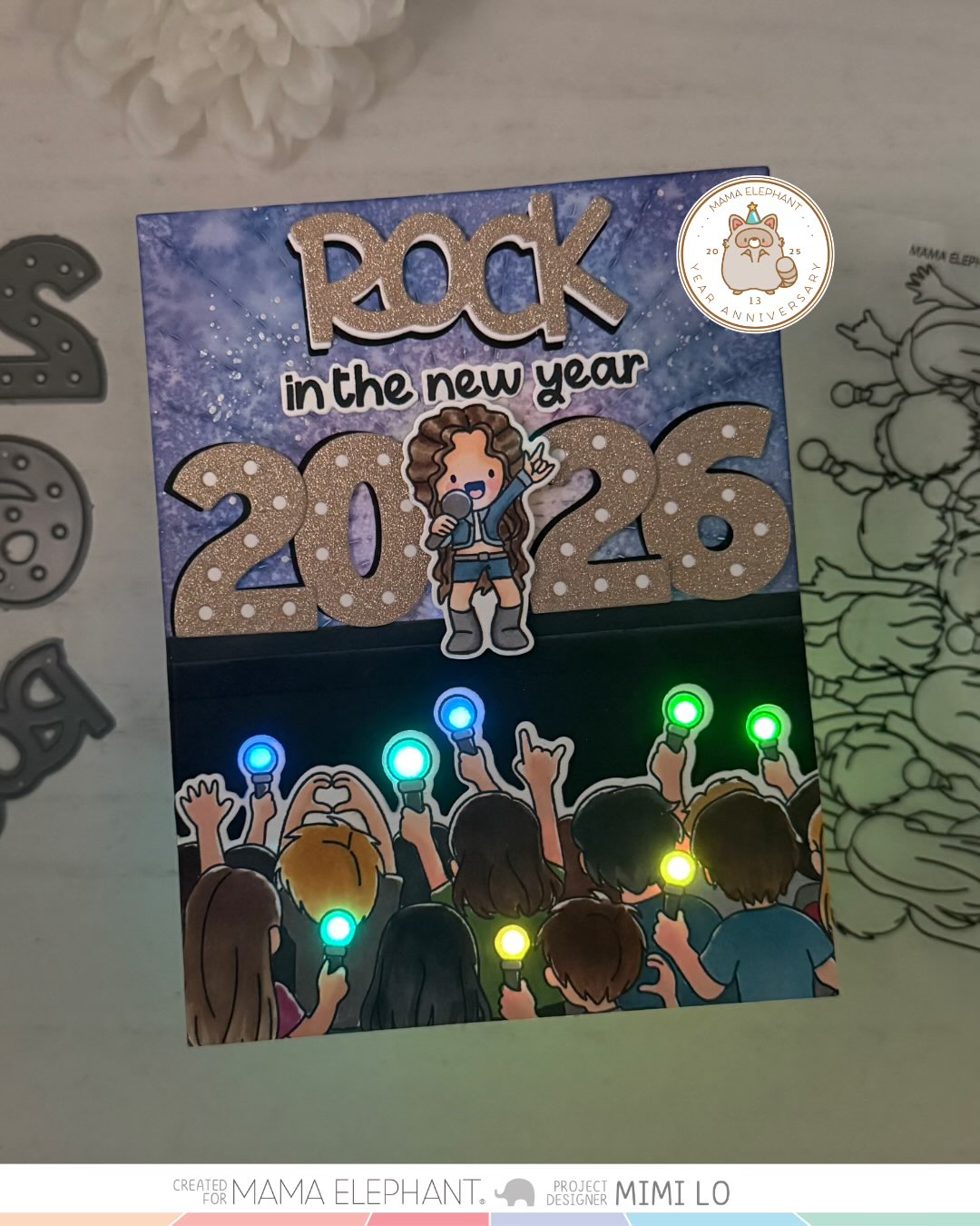 Concertgoers with Mimi