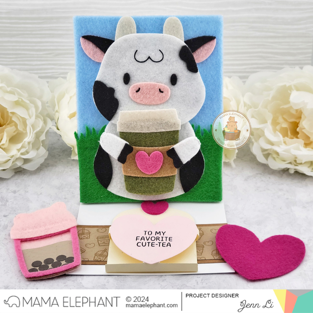 Favor Bag Accessory - Cow with Jenn