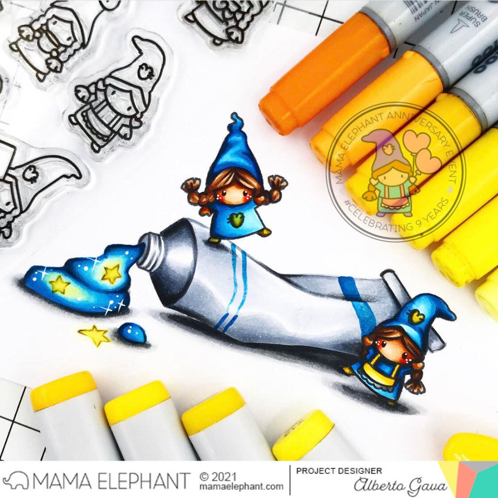 Little Girl Gnome Agenda with Alberto