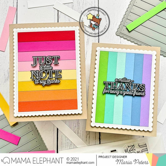 STAMP HIGHLIGHT: Note of Thanks