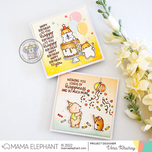 STAMP HIGHLIGHT: Mixed BDAY Wishes