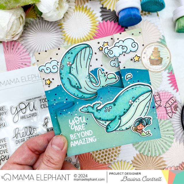 Whale Pop Up Card