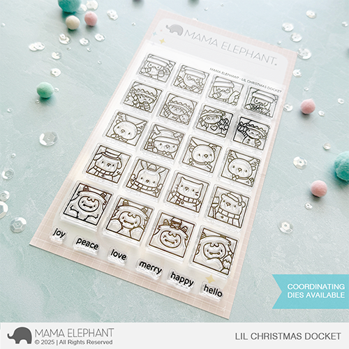 Christmas Square Stamps