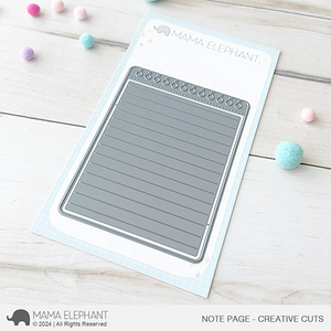 Note Page - Creative Cuts