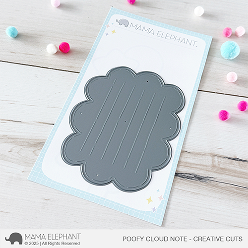 Poofy Cloud Note - Creative Cuts