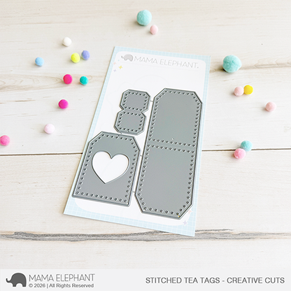 Stitched Tea Tags - Creative Cuts