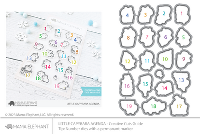 Little Capybara Agenda - Creative Cuts