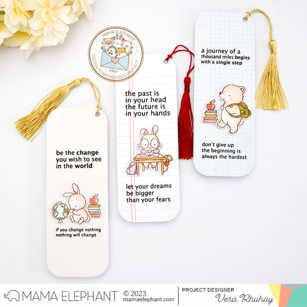 Simple Bookmarks - Creative Cuts - Mama Elephant