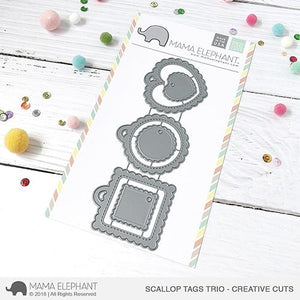 Scallop Tags Trio - Creative Cuts