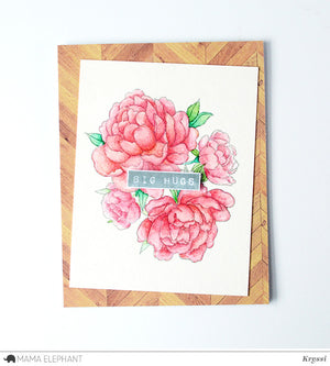 FLORAL SERIES - PRETTY PEONIES