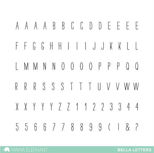 BELLA LETTERS