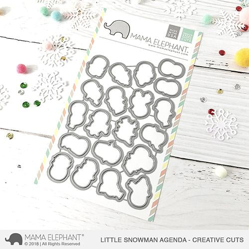 Little Snowman Agenda - Creative Cuts