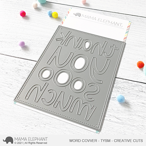 Word Cover - TYSM - Creative Cuts