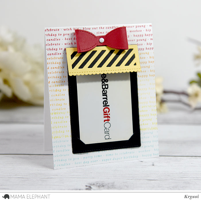 Stitched Gift Tag - Creative Cuts