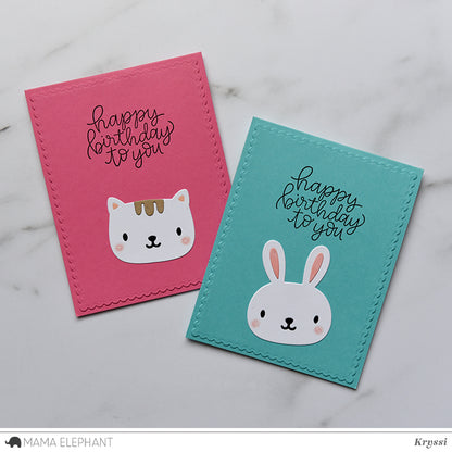 Inside Pop - Bunny and Cat - Creative Cuts