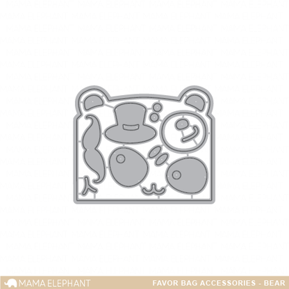 Favor Bag Accessory - Bear - Creative Cuts