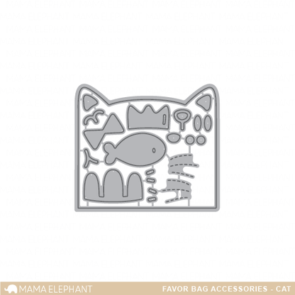Favor Bag Accessory - Cat - Creative Cuts