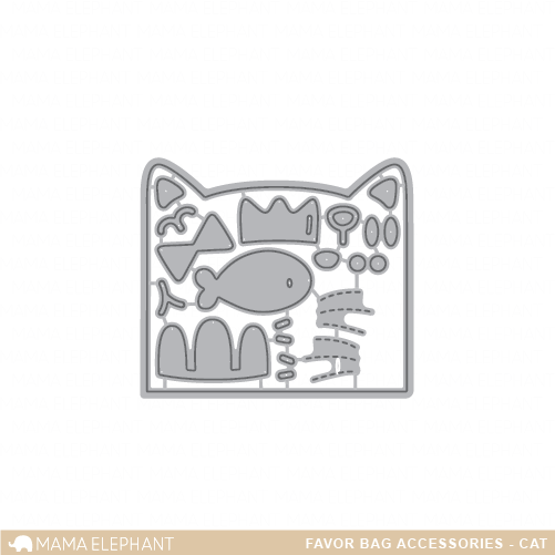 Favor Bag Accessory - Cat - Creative Cuts