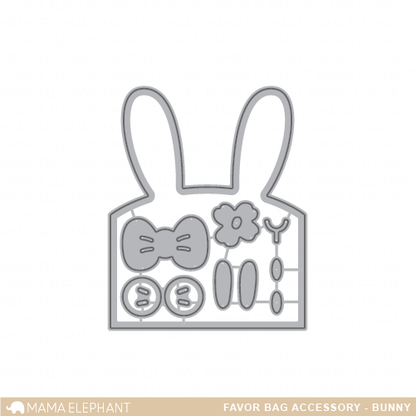 Favor Bag Accessory - Bunny - Creative Cuts
