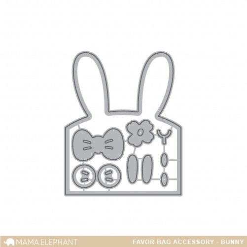 Favor Bag Accessory - Bunny - Creative Cuts