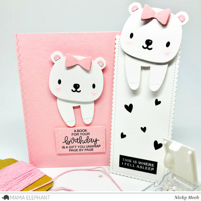 Book Buddy - Bear and Dog - Creative Cuts