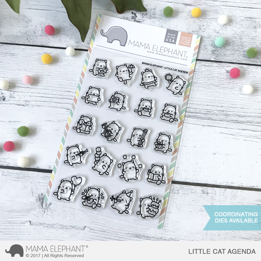 Mama Elephant Clear Stamps LITTLE LINE AGENDA – Simon Says Stamp