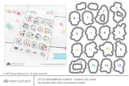 Little Gingerbread Agenda - Creative Cuts